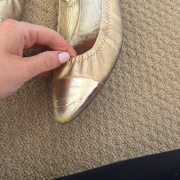 Prada gold flats - Picture 3 of 8
